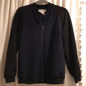 The Fifth Label Two-tone (black/navy) bomber